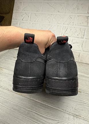 Крутые черные кроссовки nike air force 1 '07 lv8 6