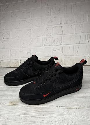 Крутые черные кроссовки nike air force 1 '07 lv8 4