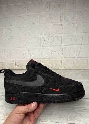 Крутые черные кроссовки nike air force 1 '07 lv8