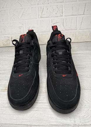 Крутые черные кроссовки nike air force 1 '07 lv8 3