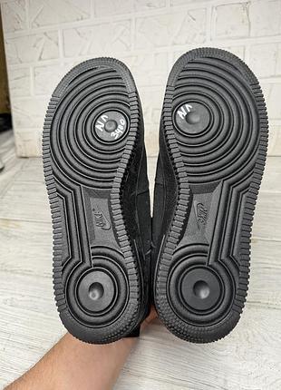 Крутые черные кроссовки nike air force 1 '07 lv8 9
