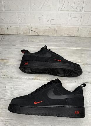 Крутые черные кроссовки nike air force 1 '07 lv8 5