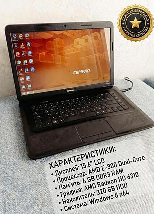 Compaq cq58 15.6"amd dual-core e-300,4gbddr3,320 hdd,amd radeon hd6310