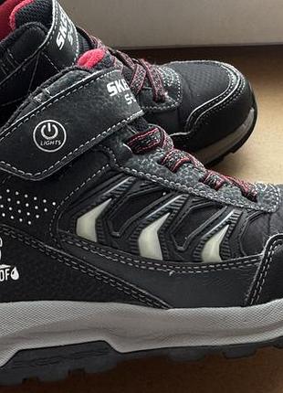 Черевики для хлопчика skechers чорні, розмір 30