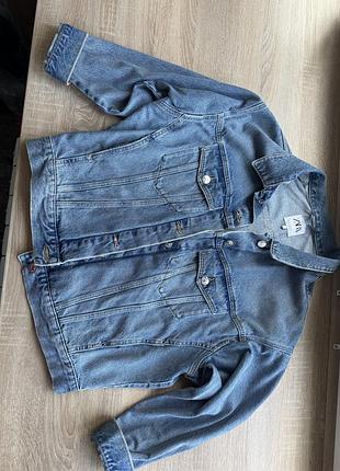 Джинсова куртка zara