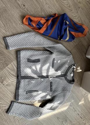 Zara кардиган діловий сірий 2