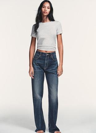 Джинсы zara wide leg размер 44,46