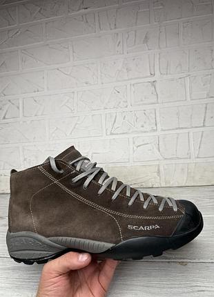 Крутые зимние ботинки scarpa mojito gtx gore-tex утепленные