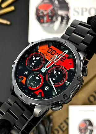 Умные часы modfit tactic blaze black steel мужской спортивный