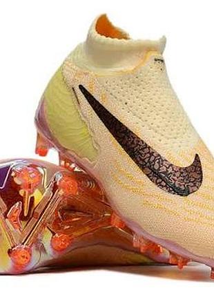 Бутси чоловічі nike phantom gx elite firm ground бежеві