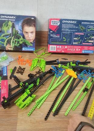 Конструктор clementoni science & play dynamix scorpion power ,  для дітей віком від 8 років, цікавий і якісний 4