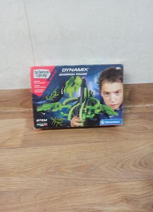Конструктор clementoni science & play dynamix scorpion power ,  для дітей віком від 8 років, цікавий і якісний 8