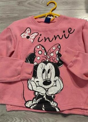 Світшот теплий на байці disney