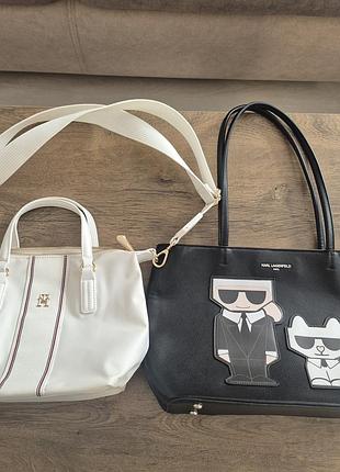 Жіночий шопер karl lagerfeld чорний