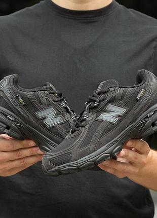 Кроссовки мужские new balance 740 gore-tex black grey