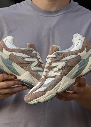 Кросівки жіночі new balance 9060 white beige grey
