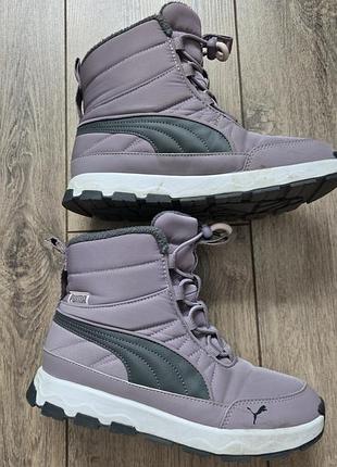 Чоботи дитячі puma evolve boot jr фіолетові, розмір 36, устілка 22.5 см