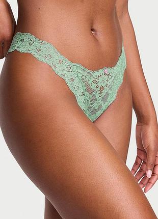 Кружевные трусики бразильяны victoria's secret
