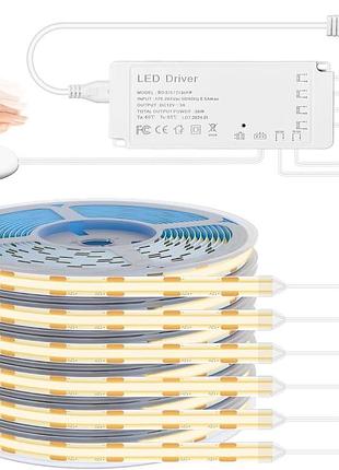 6 шт. светодиодная лента 3000k 2 м lichaser cob 5050-18-rgb комплект светодиодной подсветки для дома