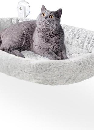Підвісний котячий гамак 53×30 см guusli home cat hammock pet bed гамак для кішок на вікно, до 18 кг