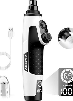 Электрическая когтерезка-гриндер casfuy pet nail grinder n90 когтерезка с led подсветкой