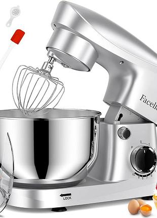 Кухонный миксер 1500вт facelle stand mixer sm-2548a электрический стационарный миксер