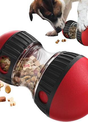 Интерактивный мяч-дозатор для собак 15.5см super ball dog treat dispenser toy игрушка-дозатор лакомств для собак