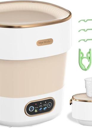 Складана пральна машина 20 л foldable mini washer портативна пральна машинка-відро, 3 режими