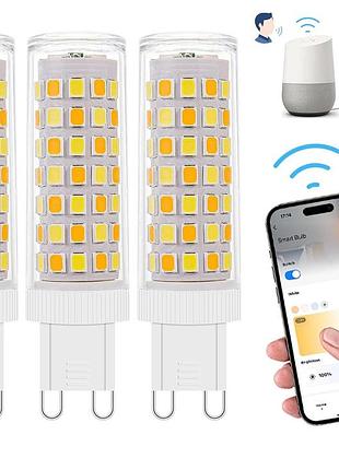 3 шт. розумні світлодіодні лампочки g9 i-shunfa wi-fi-4w-led комплект led лампочок з wi-fi