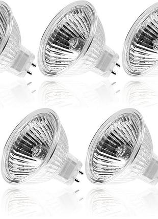 5шт. галогенная лампа 20 вт 2700k weshlmpo mr16 gu5.3 halogen диммируемая лампа для точечных светильников