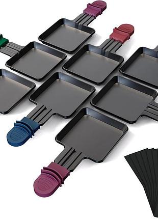 Набір із 8 мініковзок для раклетниці yoassi mini raclette pans антипригарних мініковдочок