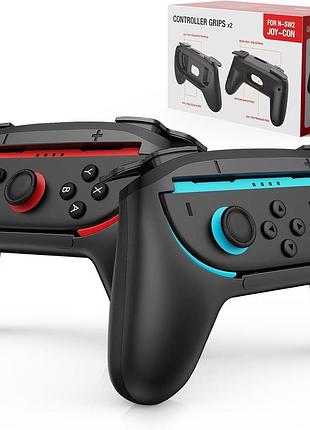 2шт. ручки-держатели для joy-con nintendo switch 2 lmcpa gp-361 эргономичные ручки для контроллеров