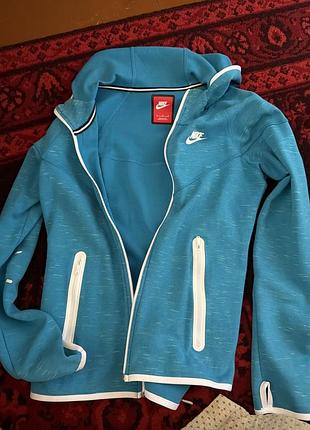 Кофта жіноча спортивна nike блакитна розмір m