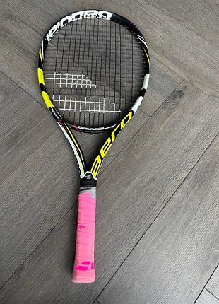 Ракетка для великого тенісу babolat aeropro drive 25 cortex