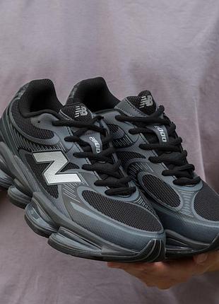 Кросівки чоловічі new balance 2000 black grey