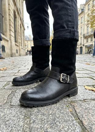 Сапоги 40-41 размер, кожа