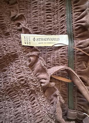 Майка жіноча stradivarius коричнева 2