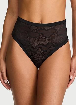 Бесшовные трусики тонг victoria's secret с узором