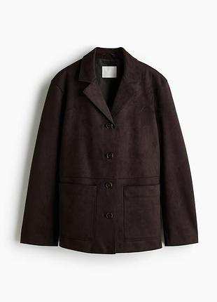 Жакет h&m штучна замша новий м