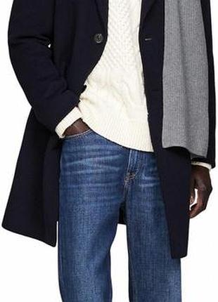 Шарф tommy hilfiger merino wool   в рубчикшарф сврий шарф