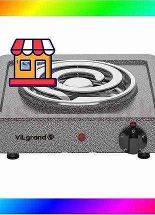 Bs плита настільна електрична best mix vilgrand vhp161d gray 1000вт bas77/n