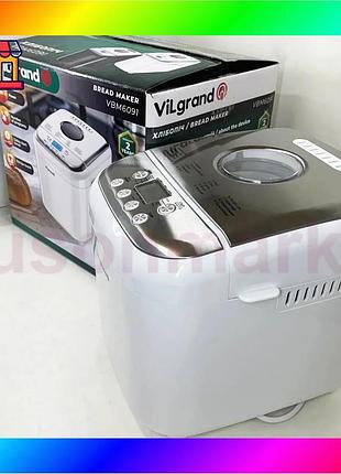Bs хлебопечка vilgrand vbm6091 best mix white bas77/n