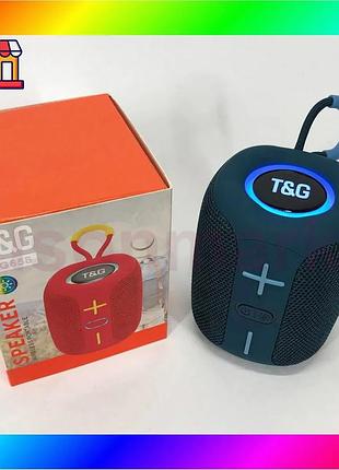 Bs портативная bluetooth колонка best mix tg658 8w с rgb подсветкой, переносная аккумуляторная колонка bas77/n