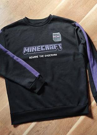 Світшот для підлітків primark minecraft чорний