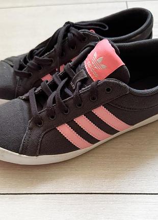 Кеди жіночі adidas adria ps 3s чорні, рожеві, розмір 38 eur (23.5 см)