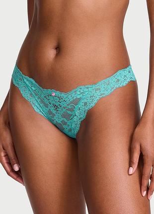 Кружевные трусики бикини victoria's secret