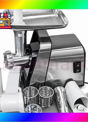 Bs мясорубка электрическая rainberg best mix rb-2271 3800вт с насадкой для томатов и шинковкой bas77/n