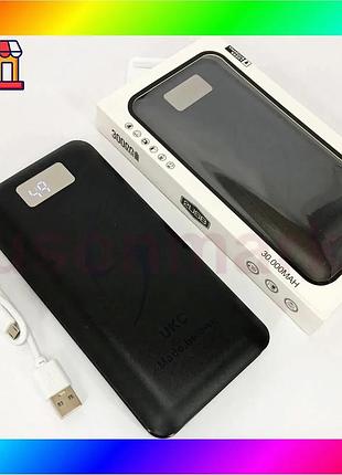Bs мобильная зарядка портативная best mix power bank 30000 mah ukc, внешний аккумулятор, зарядка power bas77/n