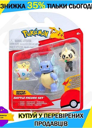 Ku набор игровых фигурок universal fit pokemon тогепи панчам вартортл коллекционные игрушки для детей uni2l_k
