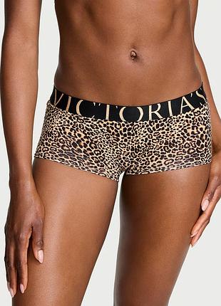 Женские трусики шортики victoria’s secret с принтом